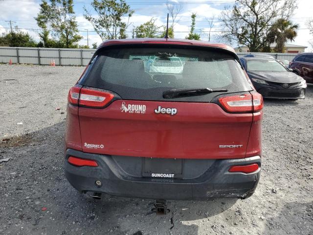 1C4PJLABXGW158690 - 2016 JEEP CHEROKEE SPORT RED photo 6