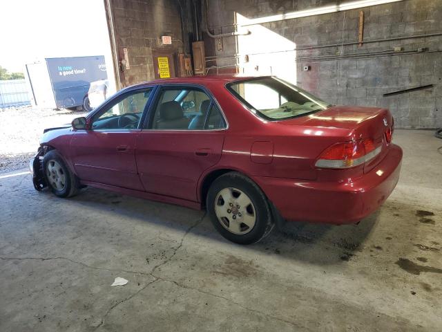 1HGCG16501A049696 - 2001 HONDA ACCORD EX BURGUNDY photo 2