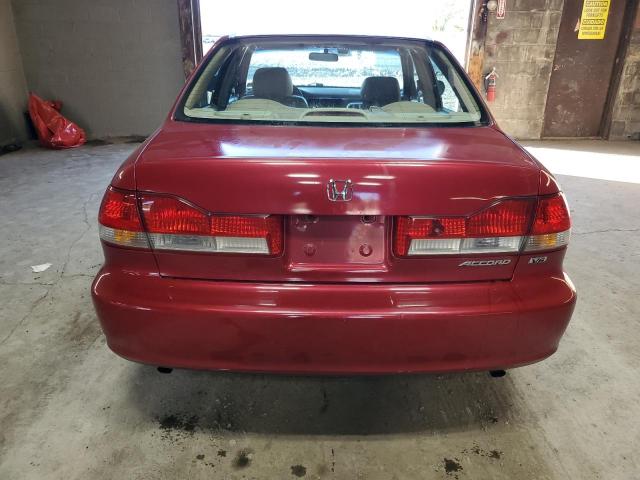 1HGCG16501A049696 - 2001 HONDA ACCORD EX BURGUNDY photo 6