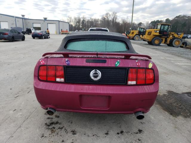 1ZVHT85H175345958 - 2007 FORD MUSTANG GT PURPLE photo 6