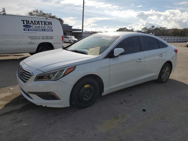 5NPE24AA9FH128120 - 2015 HYUNDAI SONATA ECO WHITE photo 1