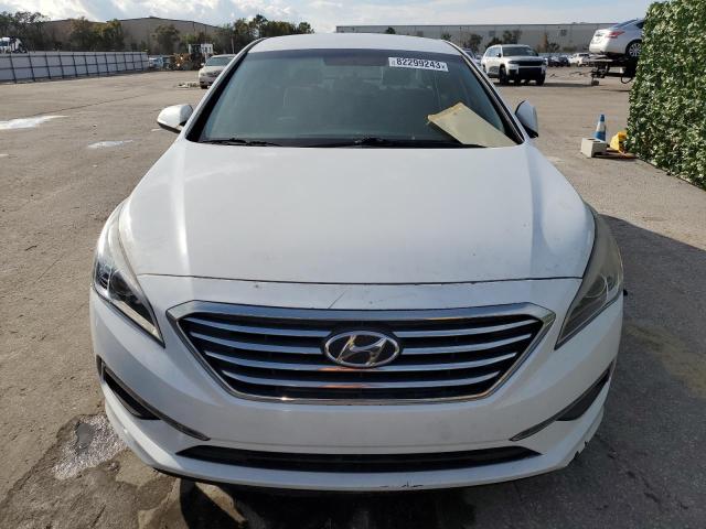 5NPE24AA9FH128120 - 2015 HYUNDAI SONATA ECO WHITE photo 5