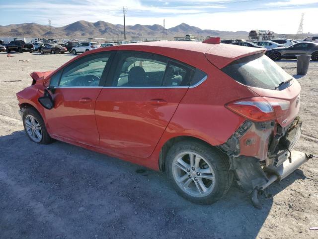 3G1BE6SM9JS593549 - 2018 CHEVROLET CRUZE LT RED photo 2