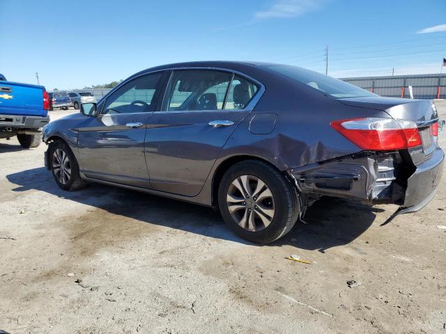 1HGCR2F3XFA084722 - 2015 HONDA ACCORD LX GRAY photo 2