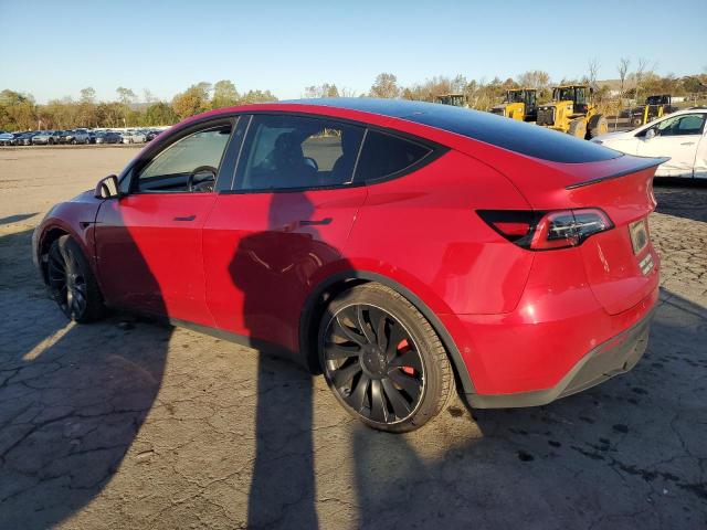 7SAYGDEF9NF466945 - 2022 TESLA MODEL Y 红色 照片 2