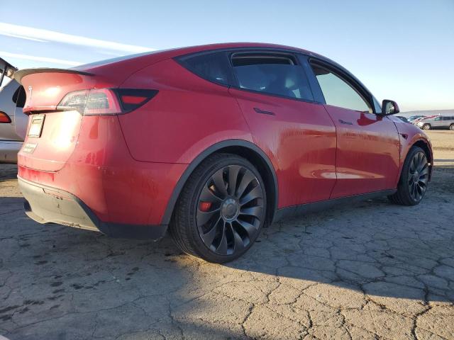 7SAYGDEF9NF466945 - 2022 TESLA MODEL Y 红色 照片 3