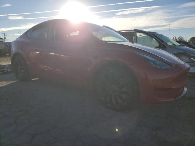 7SAYGDEF9NF466945 - 2022 TESLA MODEL Y 红色 照片 4