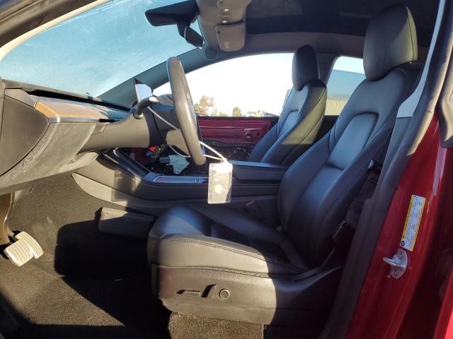 7SAYGDEF9NF466945 - 2022 TESLA MODEL Y 红色 照片 7