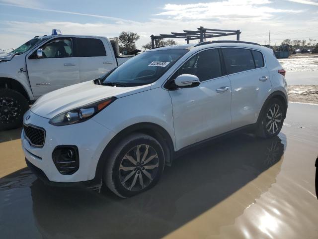 KNDPN3AC1K7500897 - 2019 KIA SPORTAGE EX WHITE photo 1