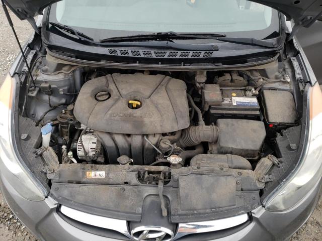 5NPDH4AE9DH453893 - 2013 HYUNDAI ELANTRA GLS GRAY photo 11