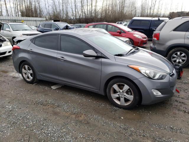 5NPDH4AE9DH453893 - 2013 HYUNDAI ELANTRA GLS GRAY photo 4