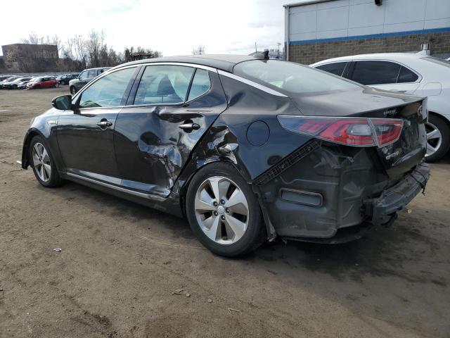 KNAGN4AD2E5064251 - 2014 KIA OPTIMA HYBRID BLACK photo 2