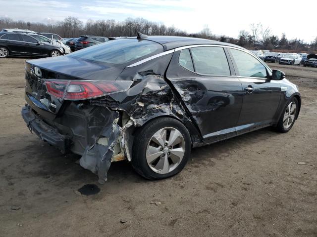 KNAGN4AD2E5064251 - 2014 KIA OPTIMA HYBRID BLACK photo 3