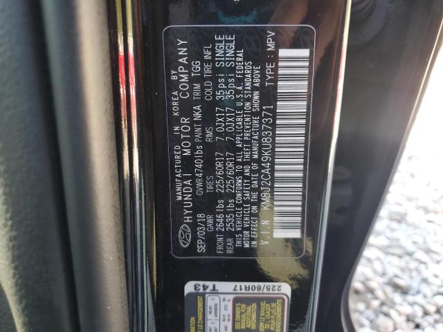 KM8J2CA49KU837371 - 2019 HYUNDAI TUCSON SE 黑色 照片 13