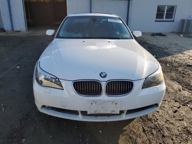 WBANF33517B999303 - 2007 BMW 525 XI WHITE photo 5