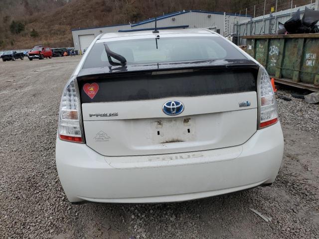 JTDKN3DU8A0084370 - 2010 TOYOTA PRIUS WHITE photo 6