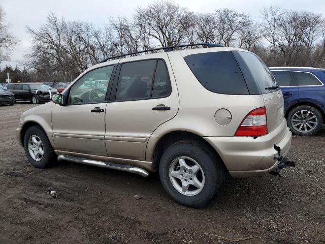 4JGAB54E42A326958 - 2002 MERCEDES-BENZ ML 320 TAN photo 2