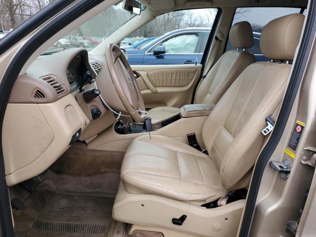 4JGAB54E42A326958 - 2002 MERCEDES-BENZ ML 320 TAN photo 7