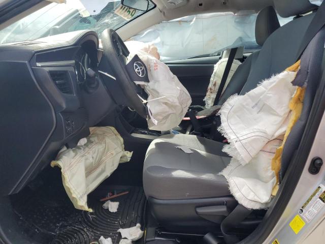 2T1BURHE9FC334463 - 2015 TOYOTA COROLLA L SILVER photo 7