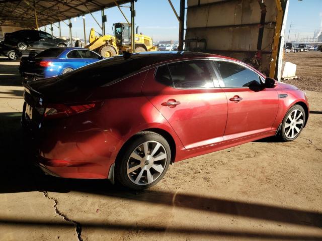 5XXGR4A67DG176594 - 2013 KIA OPTIMA SX RED photo 3