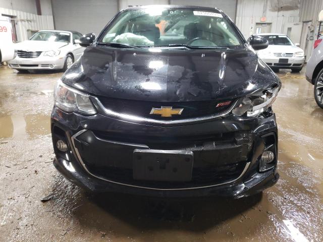 1G1JD5SH6H4156579 - 2017 CHEVROLET SONIC LT BLACK photo 5