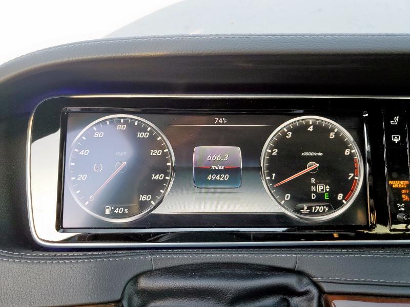 WDDUG8FB3FA082948 - 2015 MERCEDES-BENZ S 550 4MATIC GRAY photo 9