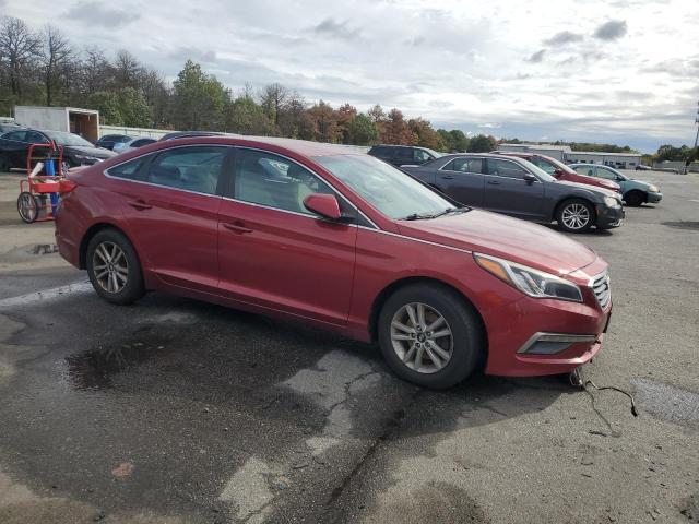 5NPE24AF8FH005436 - 2015 HYUNDAI SONATA SE RED photo 4