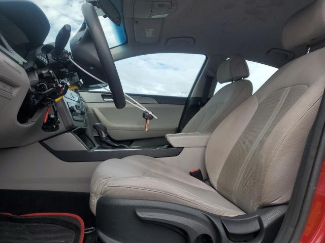 5NPE24AF8FH005436 - 2015 HYUNDAI SONATA SE RED photo 7