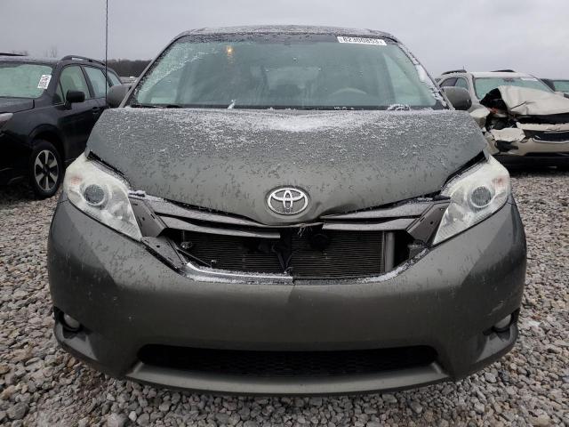 5TDYK3DC4BS134920 - 2011 TOYOTA SIENNA XLE GRAY photo 5