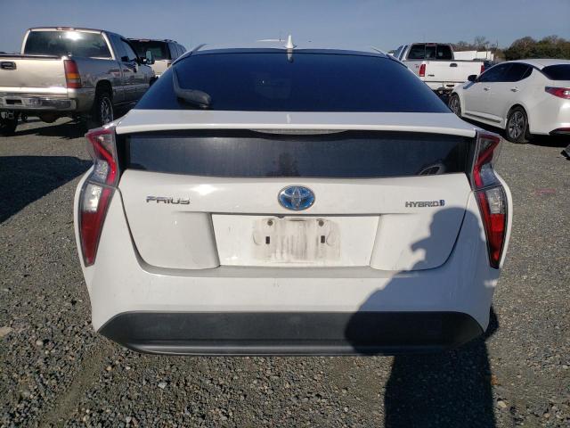 JTDKBRFU6G3010851 - 2016 TOYOTA PRIUS WHITE photo 6