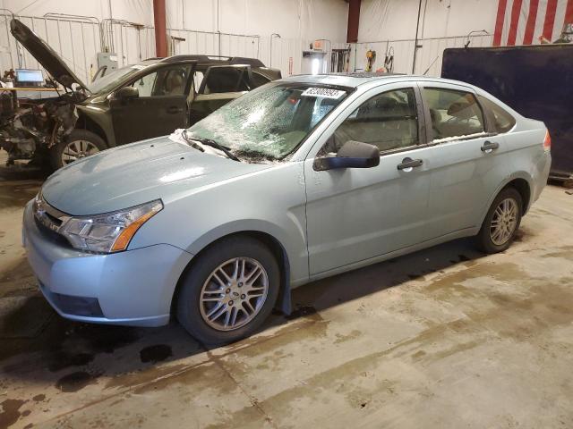 1FAHP35N09W225877 - 2009 FORD FOCUS SE BLUE photo 1