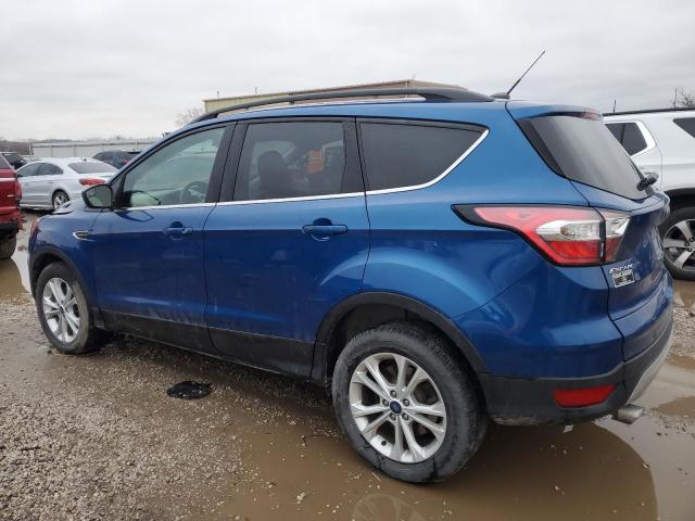 1FMCU9GD9JUB15538 - 2018 FORD ESCAPE SE BLUE photo 2