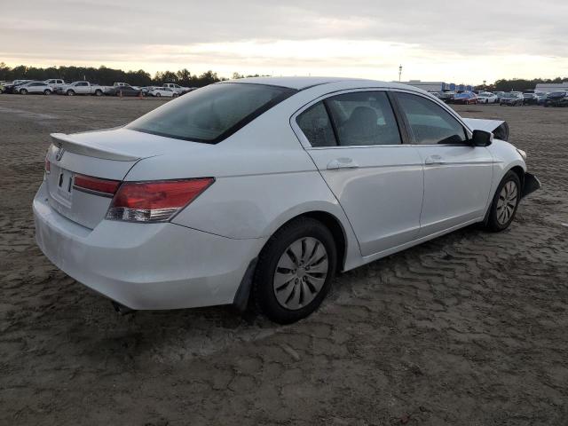 1HGCP2F31CA059449 - 2012 HONDA ACCORD LX WHITE photo 3