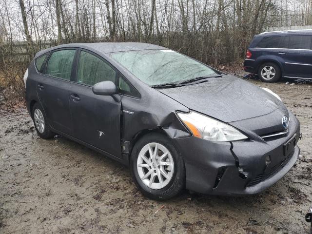 JTDZN3EU0D3271487 - 2013 TOYOTA PRIUS V CHARCOAL photo 4