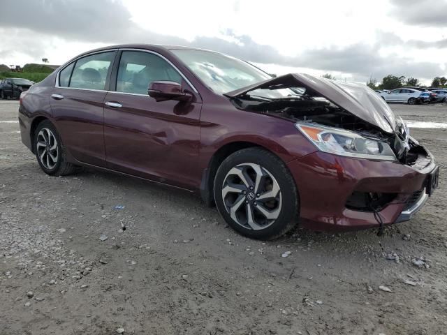 1HGCR2F80HA027105 - 2017 HONDA ACCORD EXL ბურგუნდია ფოტო 4