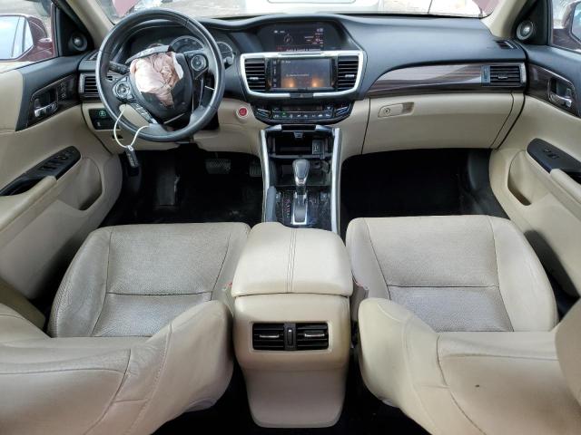 1HGCR2F80HA027105 - 2017 HONDA ACCORD EXL ბურგუნდია ფოტო 8