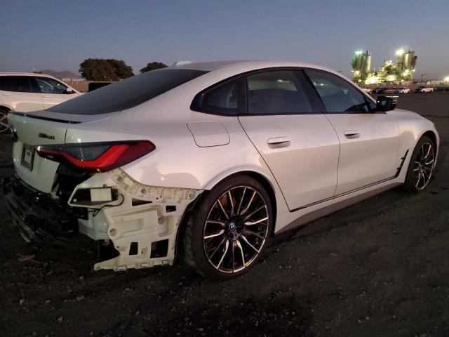 WBY33AW04RFR71335 - 2024 BMW I4 M50 WHITE photo 3