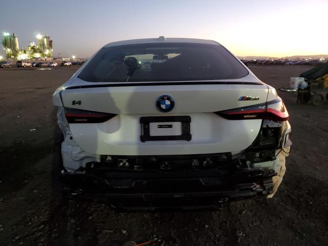 WBY33AW04RFR71335 - 2024 BMW I4 M50 WHITE photo 6