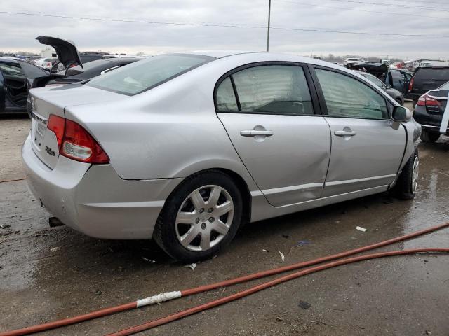 19XFA16529E028726 - 2009 HONDA CIVIC LX SILVER photo 3