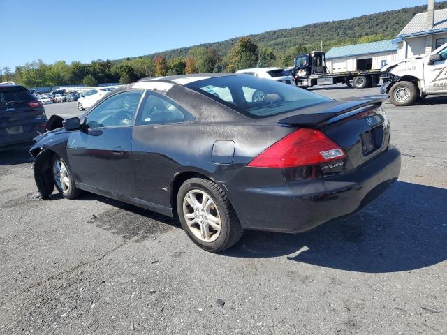 1HGCM72757A011747 - 2007 HONDA ACCORD EX BLACK photo 2