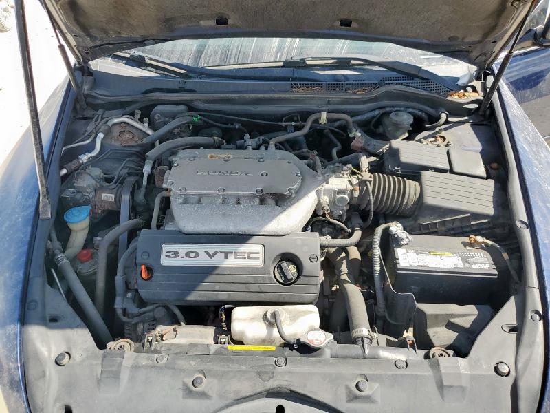 1HGCM66325A043716 - 2005 HONDA ACCORD LX BLUE photo 11