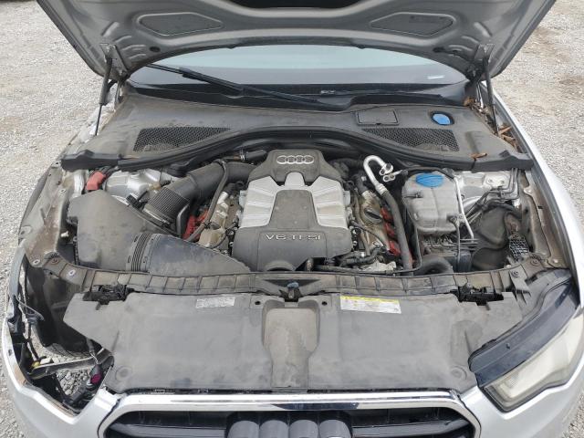 WAUFGAFC6EN156225 - 2014 AUDI A6 PREMIUM PLUS SILVER photo 11