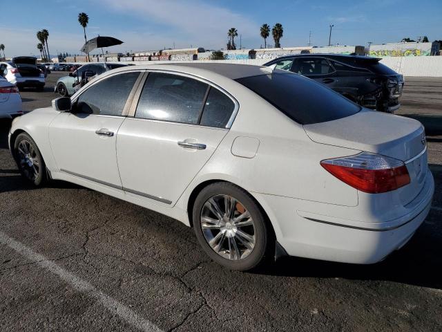 KMHGC4DF7AU071746 - 2010 HYUNDAI GENESIS 4.6L WHITE photo 2