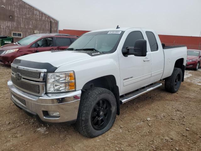 1GC2KYCG7DZ317320 - 2013 CHEVROLET SILVERADO K2500 HEAVY DUTY LTZ WHITE photo 1