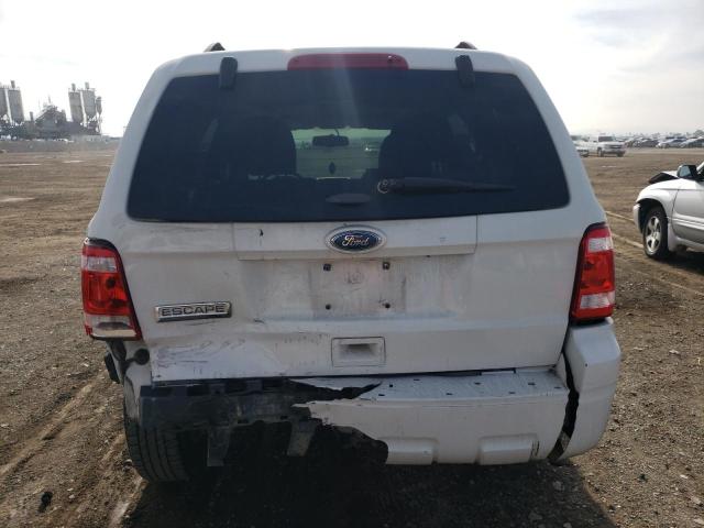 1FMCU0D71CKA07665 - 2012 FORD ESCAPE XLT WHITE photo 6