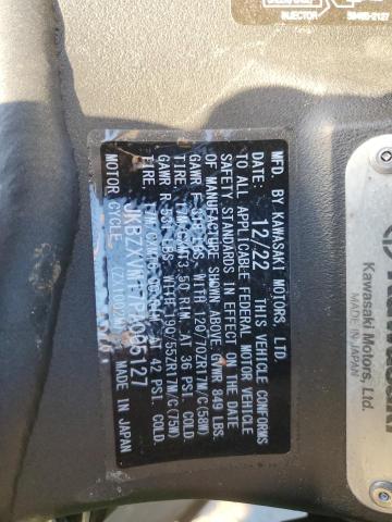 JKBZXVM17PA005127 - 2023 KAWASAKI ZX10R M GREEN photo 10