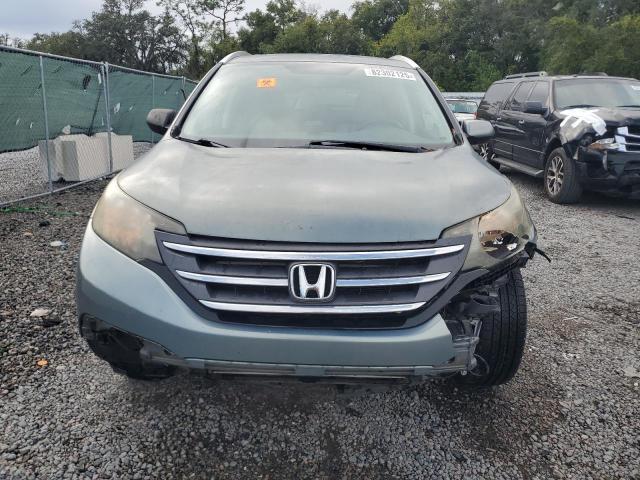 5J6RM3H7XCL032708 - 2012 HONDA CR-V EXL GREEN photo 5