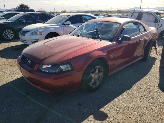 1FAFP40434F119590 - 2004 FORD MUSTANG RED photo 1