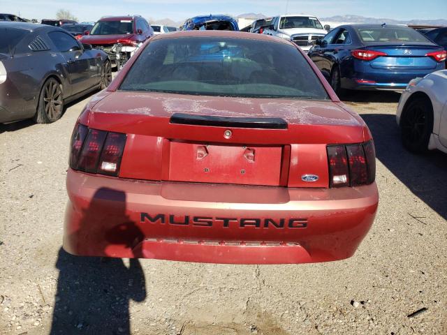 1FAFP40434F119590 - 2004 FORD MUSTANG RED photo 6