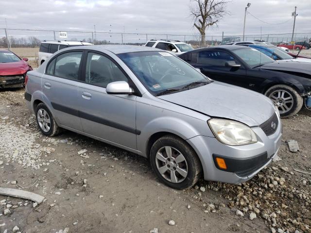 KNADE123476269638 - 2007 KIA RIO BASE SILVER photo 4